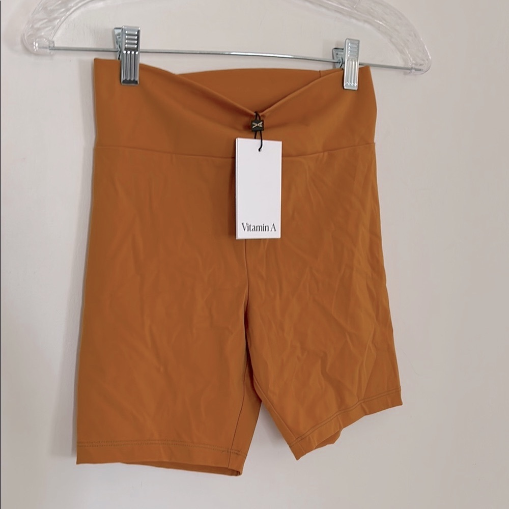 NWT Vitamin A Sustainable Biker Shorts